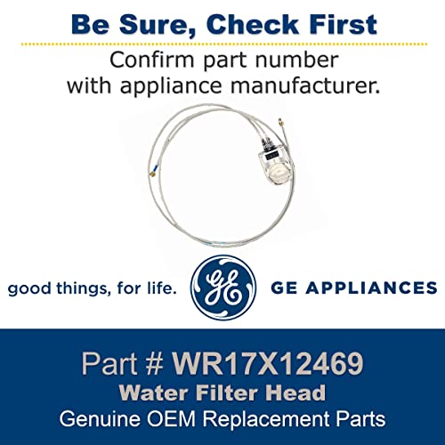 GE WR17X12469 Genuine OEM Water Filter Head Assembly