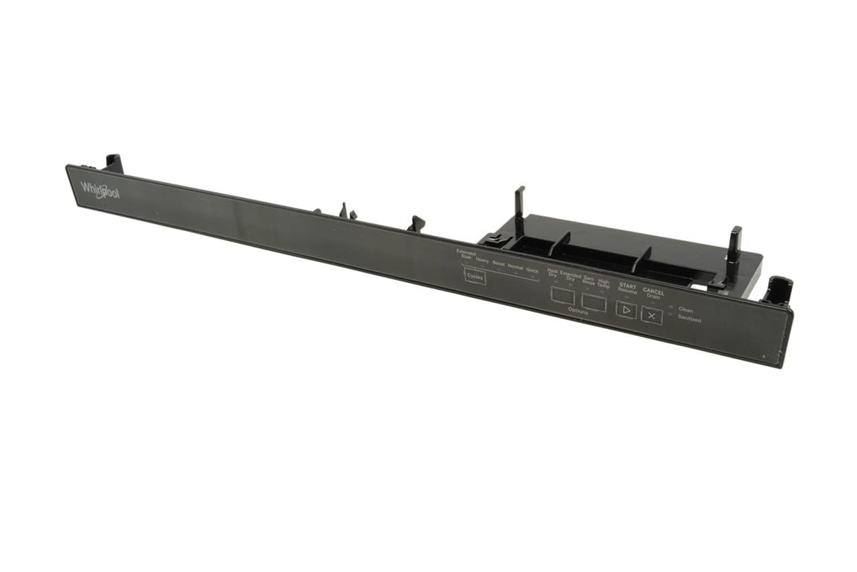 Whirlpool W11612307 Genuine OEM Dishwasher Control Panel Replacement Part - Replaces W11504635