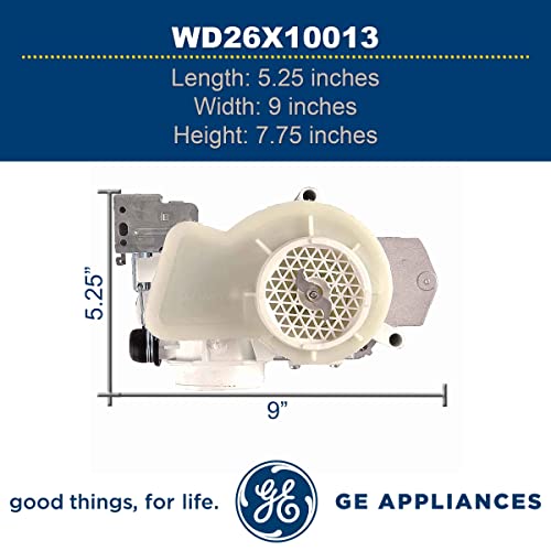 GE WD26X10013 Genuine OEM Pump and Motor Assembly
