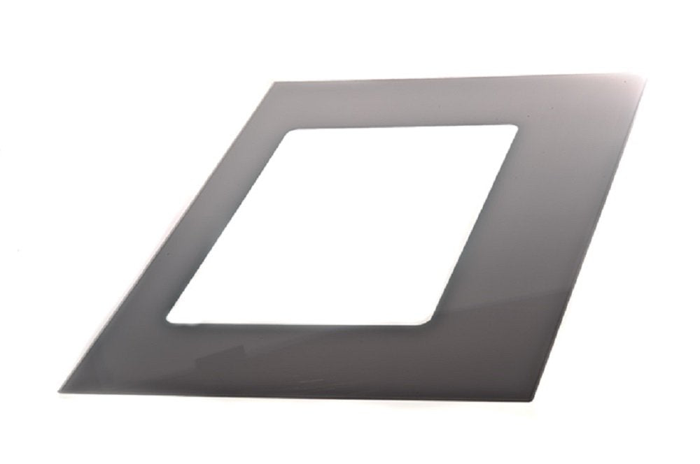 Electric Range Oven Outer Door Glass, White