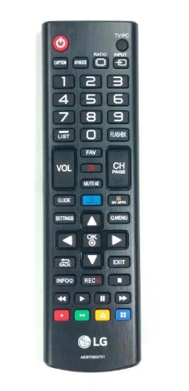 Lg AKB75055701 Television Remote Control Genuine Original Equipment Manufacturer (OEM) Part