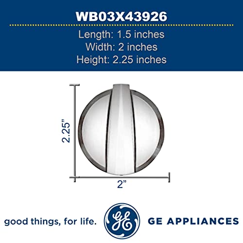 GE WB03X43926 Range Surface Burner Knob Kit