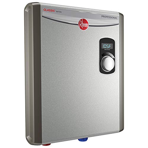 Rheem 18kW 240V Tankless Electric Water Heater, Gray