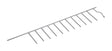 Whirlpool W10728160 Genuine OEM Dishwasher Tine Row
