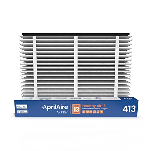 AprilAire 413 Replacement Filter for AprilAire Whole House Air Purifiers - MERV 13, Healthy Home, 16x25x4 Air Filter