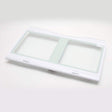 Samsung DA97-08511B Refrigerator Glass Crisper Drawer Cover, White, Replaces DA63-05511A, DA97-08511A, Genuine Original Equipment Manufacturer (OEM) Part