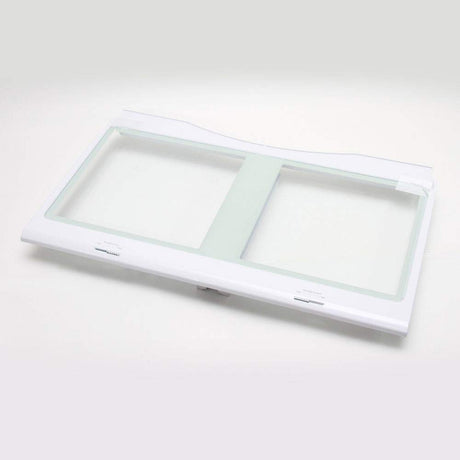 Samsung DA97-08511B Refrigerator Glass Crisper Drawer Cover, White, Replaces DA63-05511A, DA97-08511A, Genuine Original Equipment Manufacturer (OEM) Part