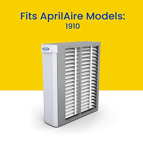 AprilAire 910 Replacement Filter for AprilAire Whole House Air Purifiers - MERV 11, Clean Air & Dust, 25x20x4 Air Filter (Pack of 1)