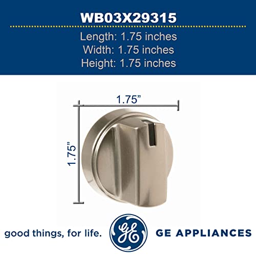 GE WB03X29315 Range Surface Burner Knob, 1 Count (Pack of 1)