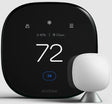 Ecobee EB-STATE6P-01 Smart Thermostat Premium, Wi-Fi, Touchscreen, 2H/2C, 4HP/2C, with Room Sensor, Wire Extender, Built-In Smart Occupancy Sensor and Smart Speaker