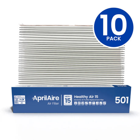 AprilAire 501 Replacement Filter for AprilAire 5000 Whole-House Air Purifier - MERV 15 Equivalent, 16x25x6 Air Filter