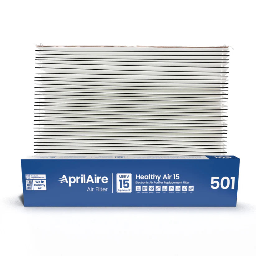 AprilAire 501 Replacement Filter for AprilAire 5000 Whole-House Air Purifier - MERV 15 Equivalent, 16x25x6 Air Filter