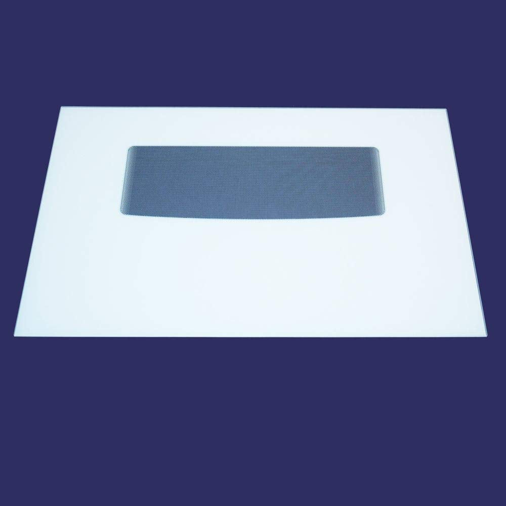 Oven Door Outer Panel Assembly, White