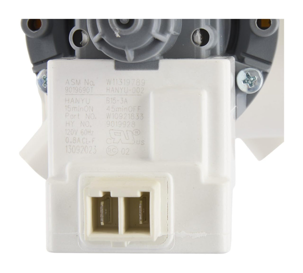 Whirlpool W11458345 Genuine OEM Washer Drain Pump