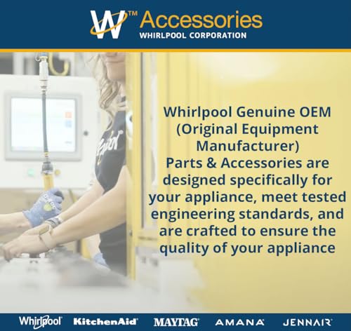 Whirlpool W10169961A Genuine OEM Grease Filter For Range Vent Hoods – Replaces 8190858, W10169961, W10833076, W10875058, W10870878, W11245983, 1 count