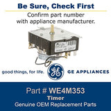 GE Dryer Timers WE4M353 replacement part