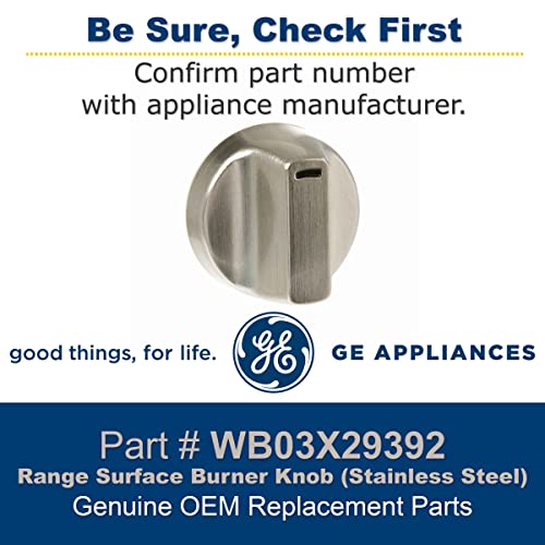 GE WB03X29392 Range Surface Burner Knob