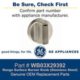 GE Knobs WB03X29392 replacement part