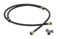 Whirlpool W10044609A Genuine OEM Hose Kit For Steam Dryers, 5 Feet Black Accessories – Replaces 211053, 3389955, 4319131, 4392905, 4392905R, 661592, 687104, 694044, 694045, PS407504, W10830966