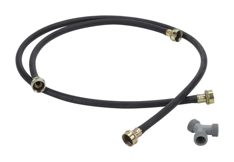 Whirlpool W10044609A Genuine OEM Hose Kit For Steam Dryers, 5 Feet Black Accessories – Replaces 211053, 3389955, 4319131, 4392905, 4392905R, 661592, 687104, 694044, 694045, PS407504, W10830966