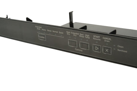 Whirlpool W11612307 Genuine OEM Dishwasher Control Panel Replacement Part - Replaces W11504635
