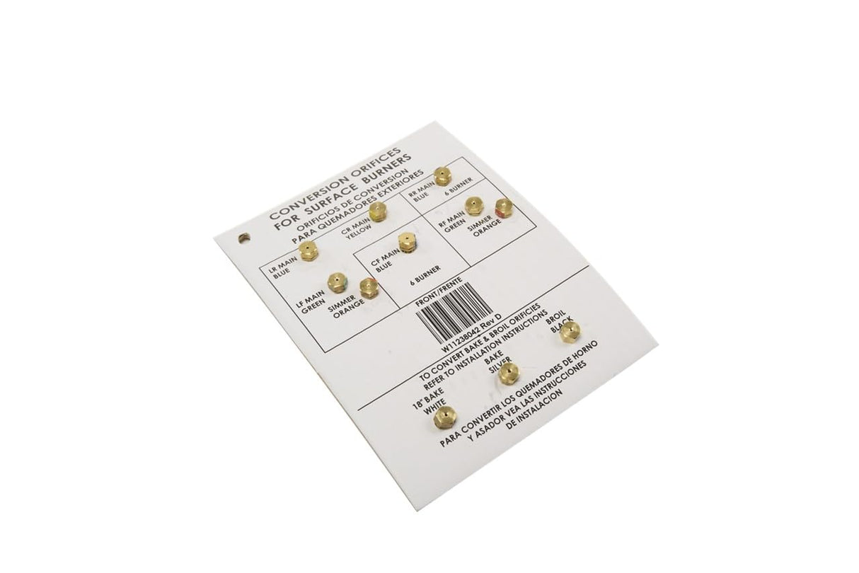 Whirlpool W11502161 Genuine OEM Gas Range LP Conversion Kit Replacement Part - Replaces W11238042