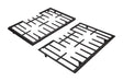 Gas Range Burner Grate Set