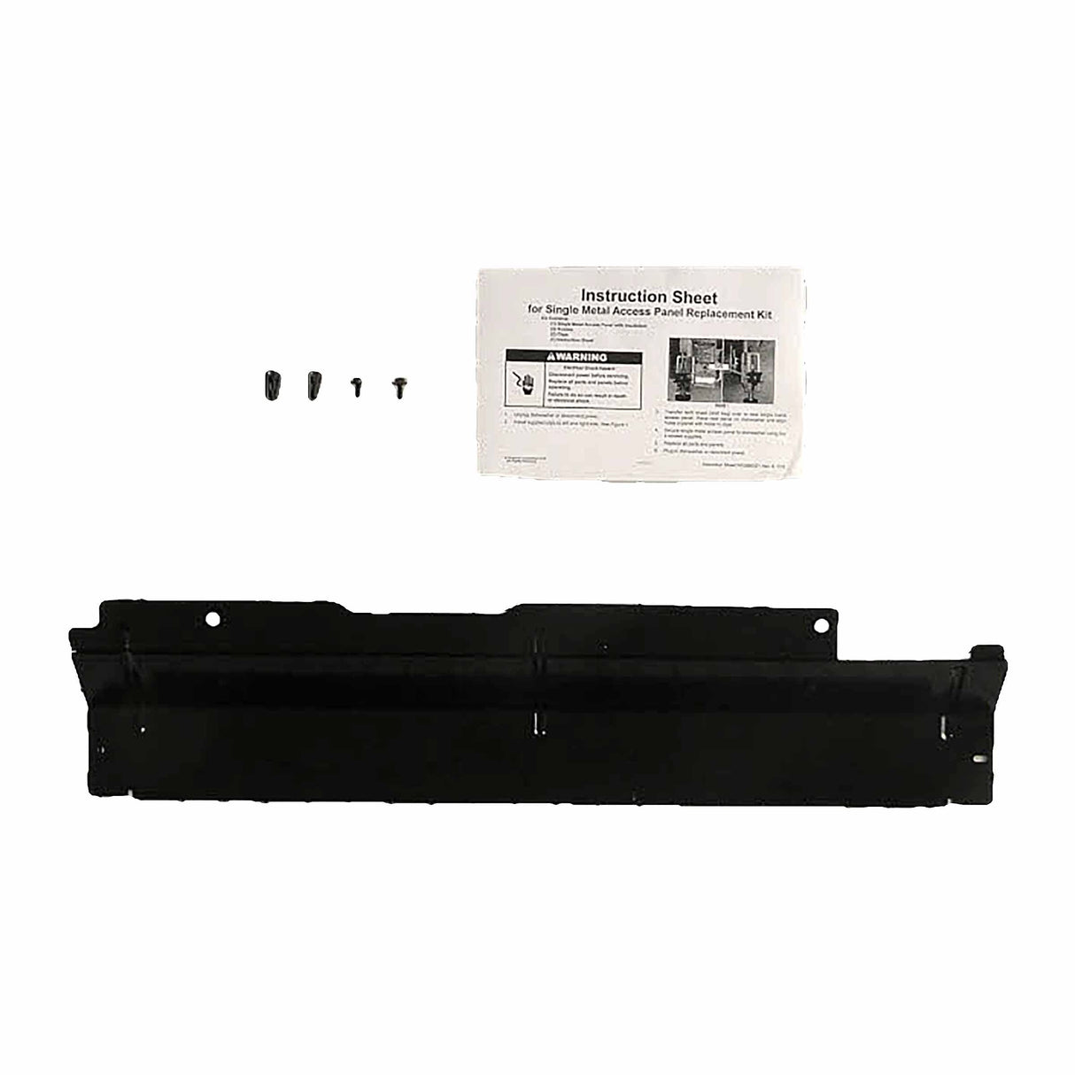 Dishwasher Access Panel, Black
