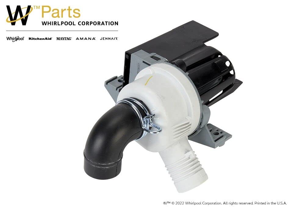 Whirlpool WPW10409079 Genuine OEM Washer Drain Pump