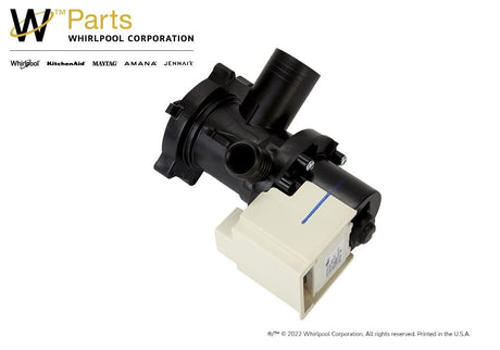 Whirlpool WPW10465252 Genuine OEM Washer Drain Pump