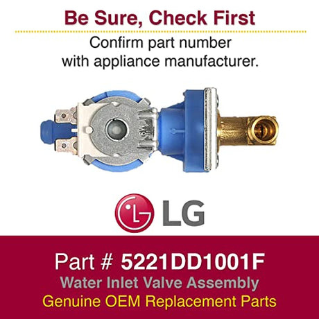 LG 5221DD1001F  Water Inlet Valve