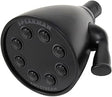 Speakman S-2251-MB Signature Icon Anystream High Pressure Adjustable Solid Brass Shower Head, 2.5 GPM, Matte Black