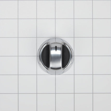 Whirlpool WPW10160371 Genuine OEM Gas Range Surface Control Knob, Matte-finish Stainless Steel look