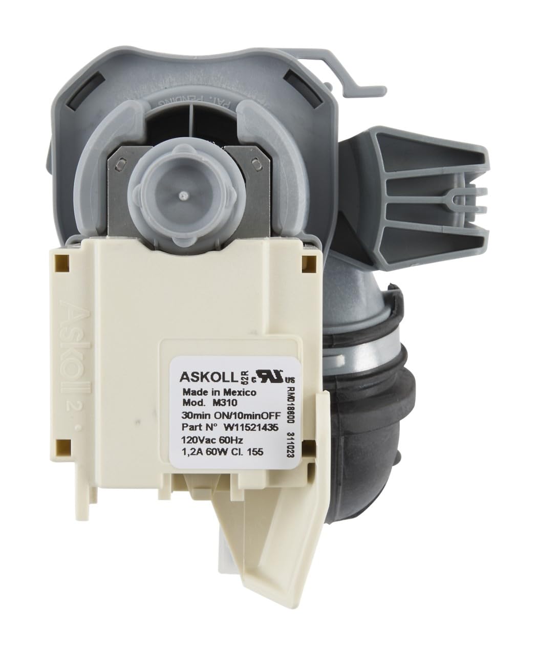Whirlpool W11612326 Genuine OEM Dishwasher Circulation Pump
