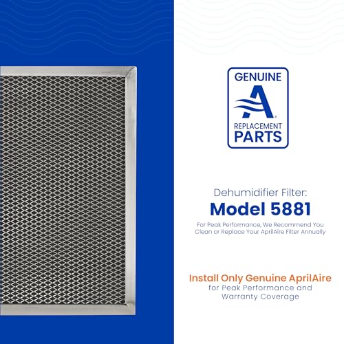 AprilAire E100 Pro 100-Pint Whole-House Dehumidifier, Energy Star Certified, Commercial-Grade Whole-Home Dehumidifier for Basement, Crawlspace, or Whole House up to 5,500 sq. ft.