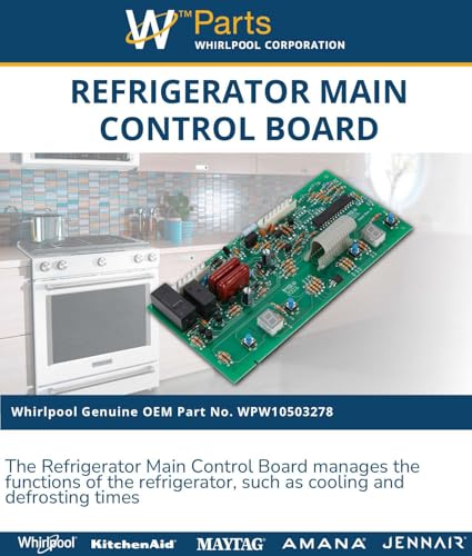 Whirlpool WPW10503278 Genuine OEM Refrigerator Main Control Board