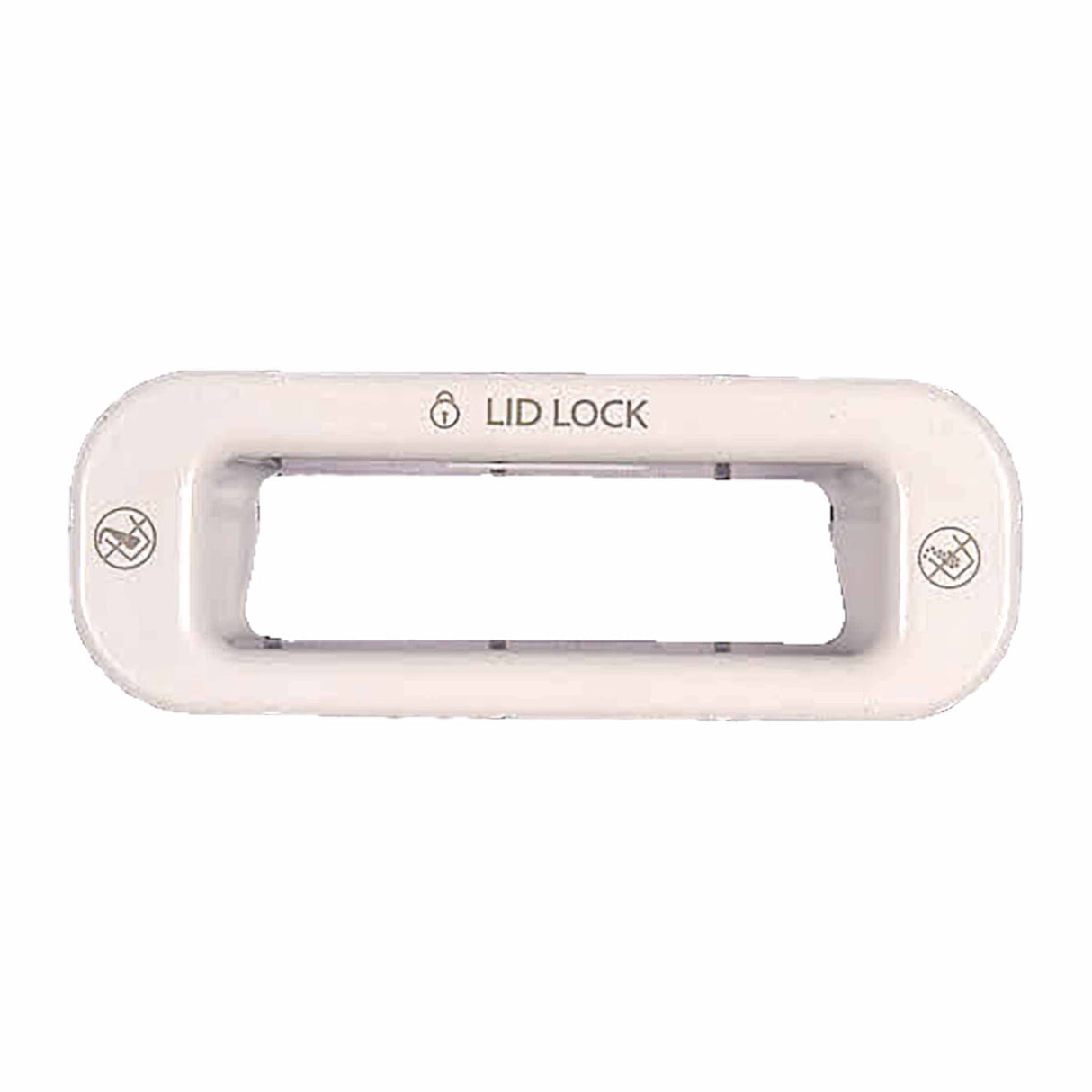 Whirlpool W11237157 Genuine OEM Washer Lid Lock Bezel