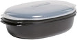 Whirlpool W10660052 Universal Microwave Steamer, 13 3/4" x 8 1/2" x 5 1/4", Black