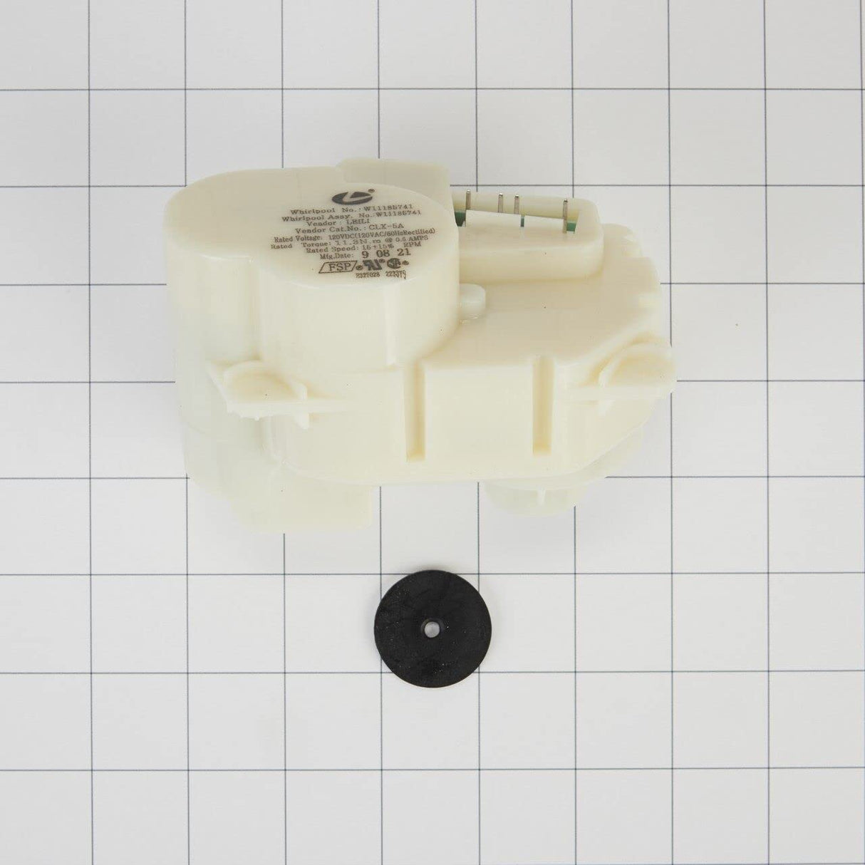 Whirlpool W10822606 Genuine OEM SxS Refrigerator Ice Auger Motor