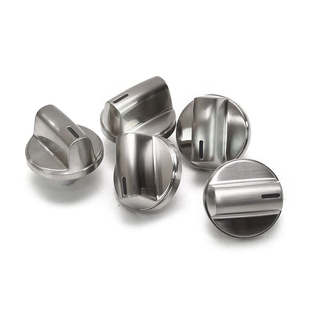 Bosch 00654043 Cooktop Burner Knob Set (Replaces 654043) Genuine Original Equipment Manufacturer (OEM) Part