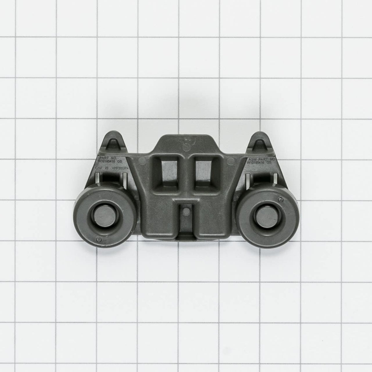 Whirlpool W10195416v Genuine OEM Dishwasher Lower Rack Roller Assembly