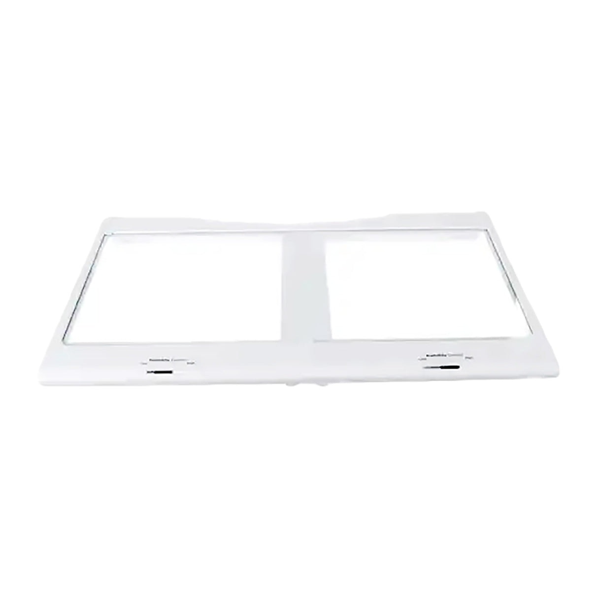 Samsung DA97-20333B Refrigerator Crisper Drawer Cover + Shelf Assembly, White (Replaces: DA97-20333A, DA97-20900A)