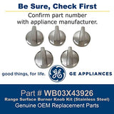 GE Knobs WB03X43926FBM replacement part