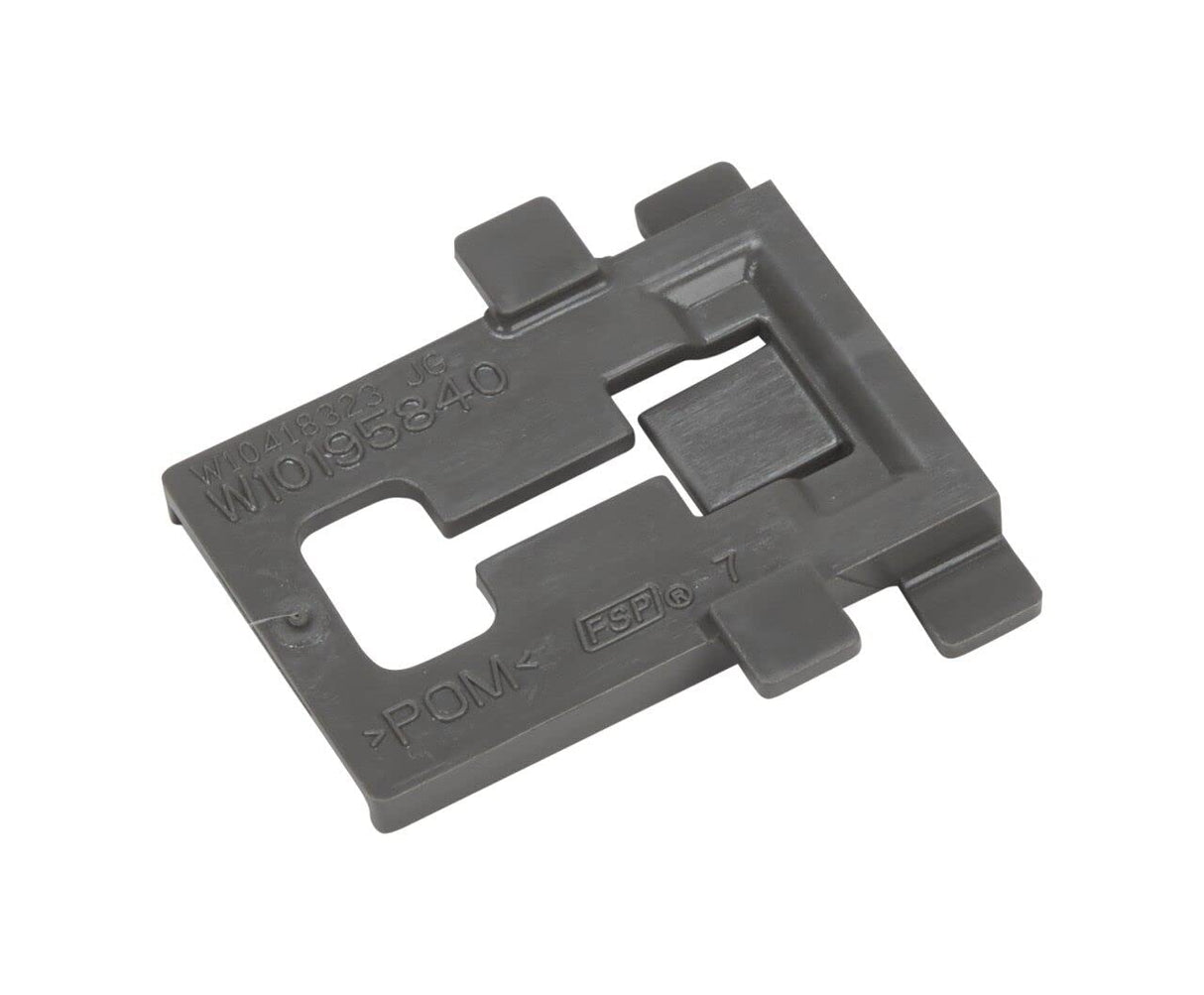 Whirlpool WPW10195840 Genuine OEM Dishwasher Dishrack Adjuster Arm Positioner Clip
