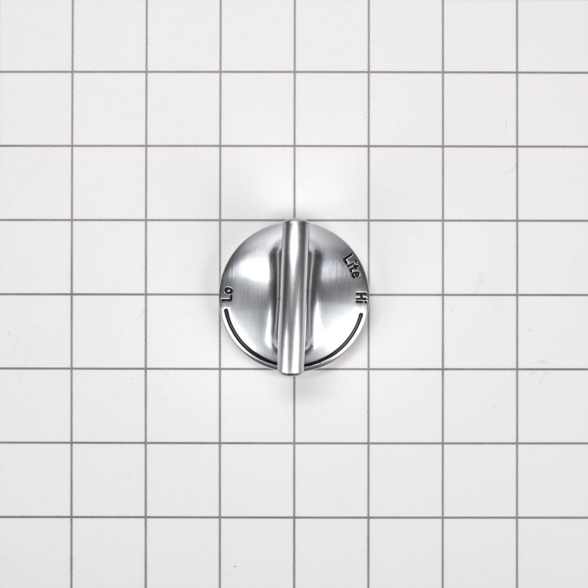 Whirlpool WP74009147 Genuine OEM Gas Range Top Burner Control Knob, Stainless Steel