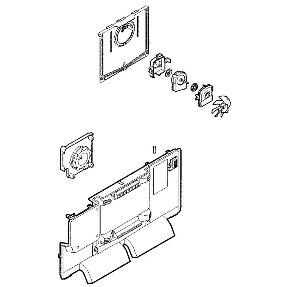 Genuine LG-AEB73764507 Grille Assembly,Fan