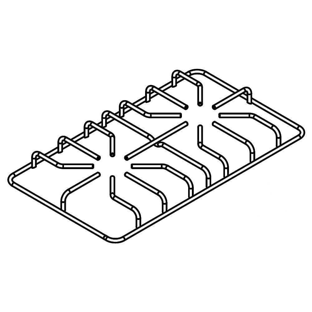 Whirlpool W10578251 Range Surface Burner Grate Genuine Original Equipment Manufacturer (OEM) Part