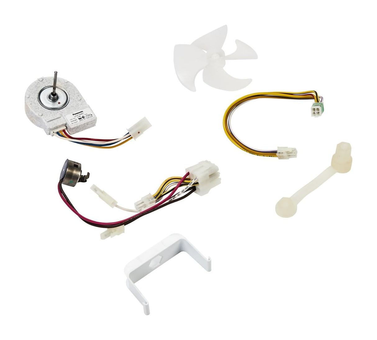 Whirlpool 8201589 Genuine OEM SxS Refrigerator Evaporator Motor with Fan Replacement Part - Replaces 2208939 and 4389216