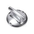 Whirlpool WP74009147 Genuine OEM Gas Range Top Burner Control Knob, Stainless Steel