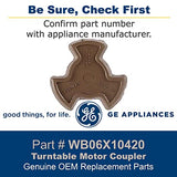 GE Glass Trays and Supports WB06X10420 replacement part